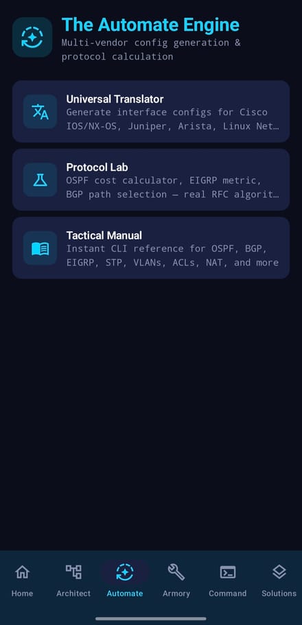 The Automate Engine — v1.0